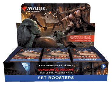 MtG: Commander Legends: Battle for Baldur's Gate - Set Booster Display