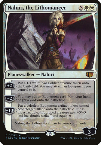 Nahiri, the Lithomancer (Oversized) [Commander 2014 Oversized]