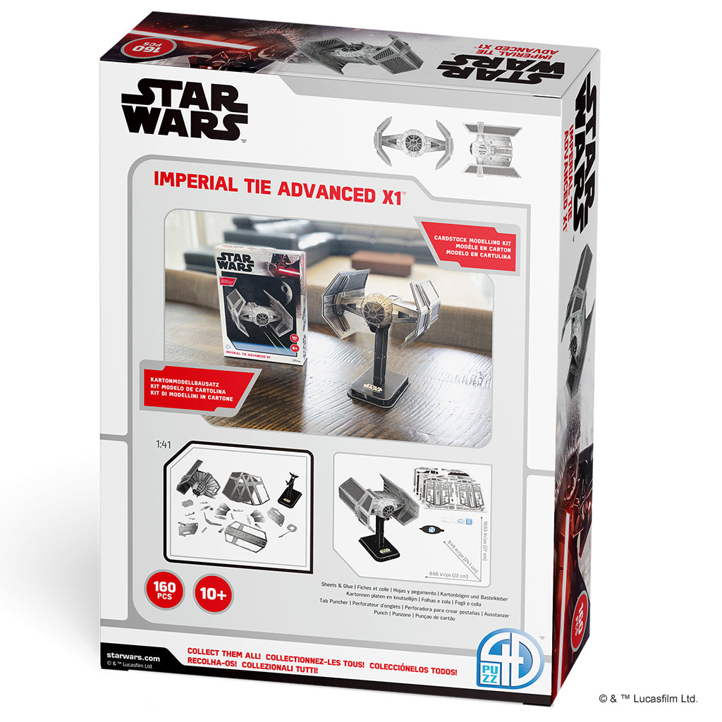 Star Wars: Paper Model Kit: TIE Advance x1 Fighter