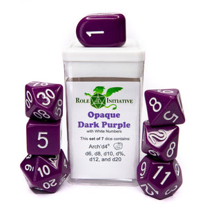R4I: 7 Set: Opaque Dark Purple (Arch'd d4)