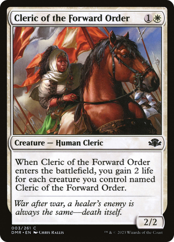 Cleric of the Forward Order [Dominaria Remastered]
