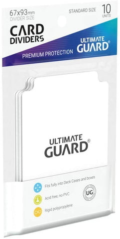 UltimateGuard: Card Dividers Standard Size White