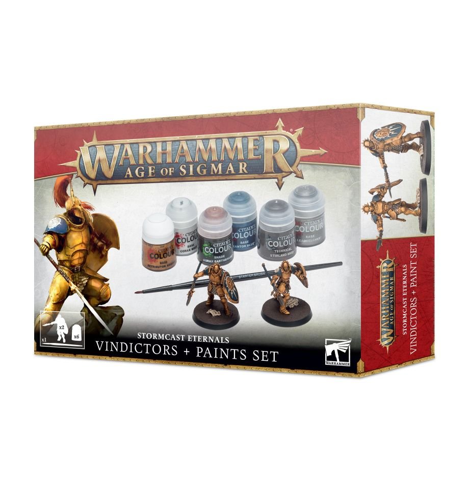 GW: AoS: Stormast Eternals: Vindicators + Paint Set