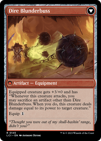 Dire Flail [The Lost Caverns of Ixalan]
