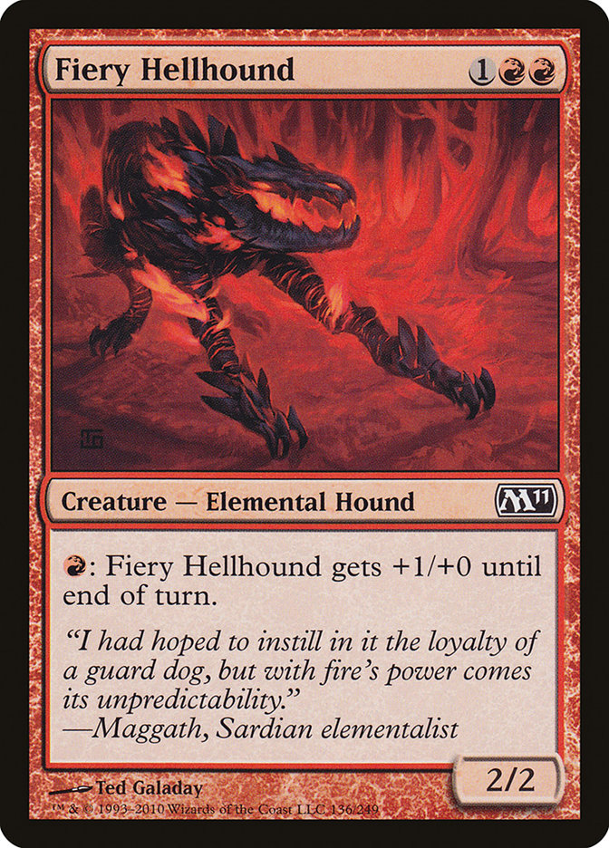 Fiery Hellhound [Magic 2011] - Chimera Hobby & Games