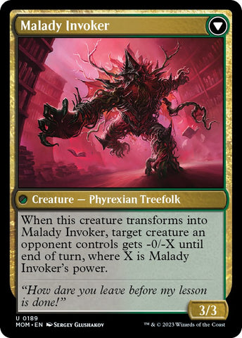 Herbology Instructor // Malady Invoker [March of the Machine]