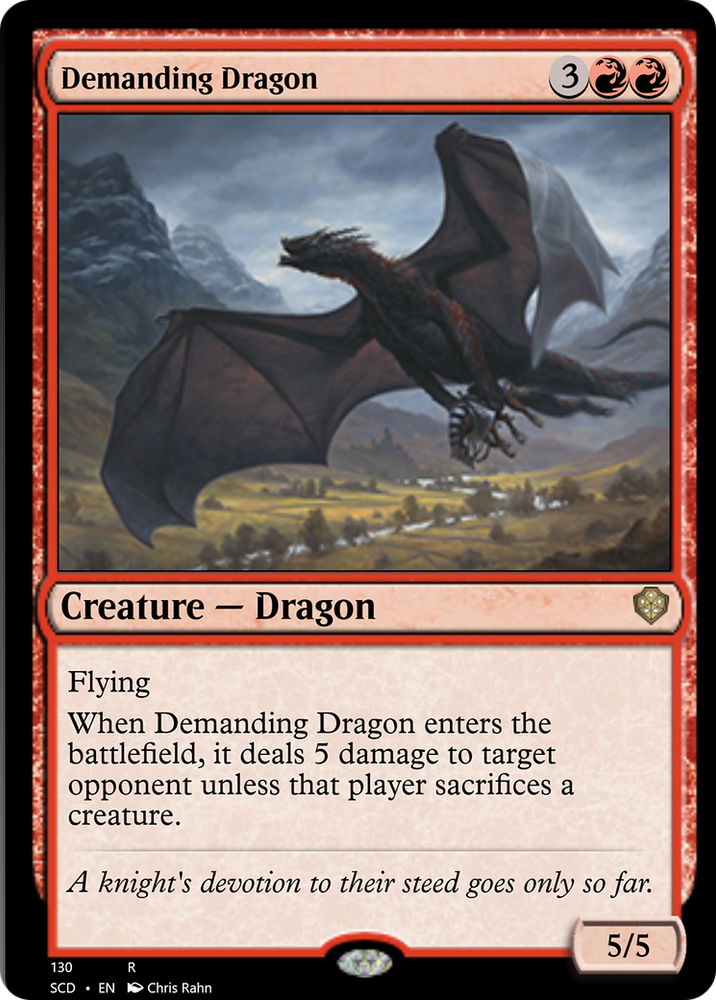 Demanding Dragon [Starter Commander Decks]