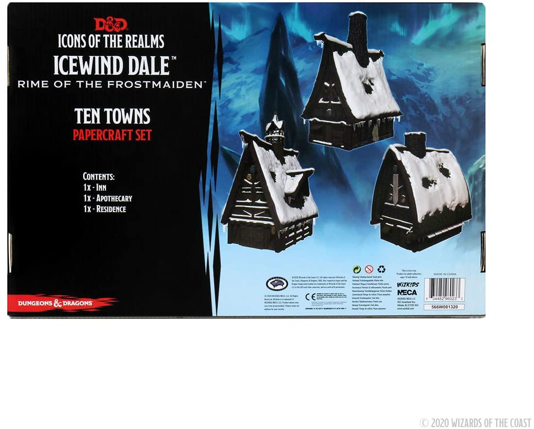 D&D: Paper Craft Set : Icewind Dale Ten Towns