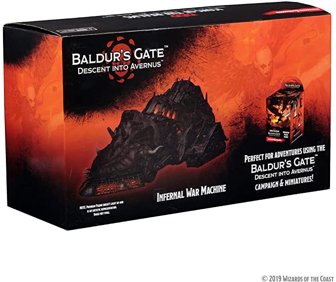 Wizkids: D&D: Icons of the Realms: Set 12: Premium Figure: Decent into Avernus: Infernal War Machine