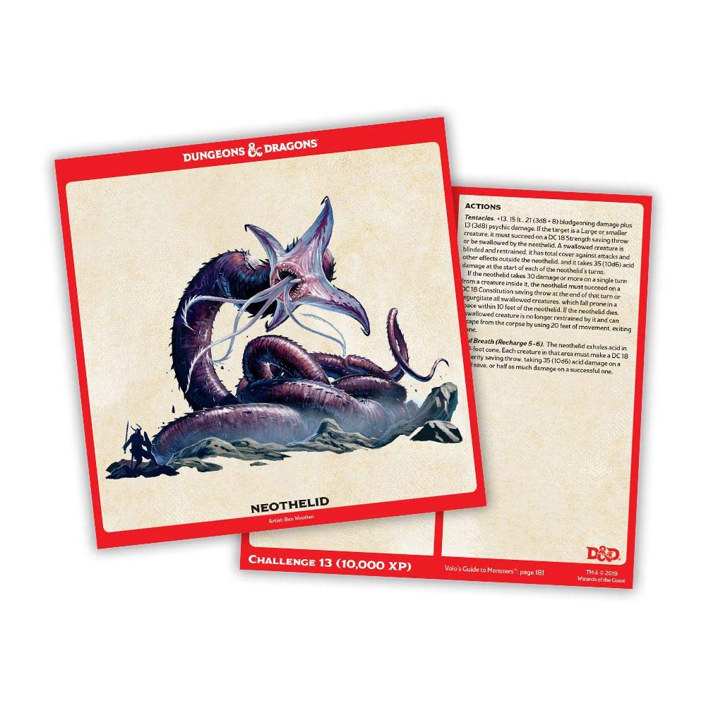 d&d epic monsters D&D: Monster Cards: Epic Monster Cards