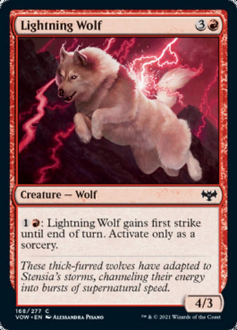 Lightning Wolf [Innistrad: Crimson Vow]