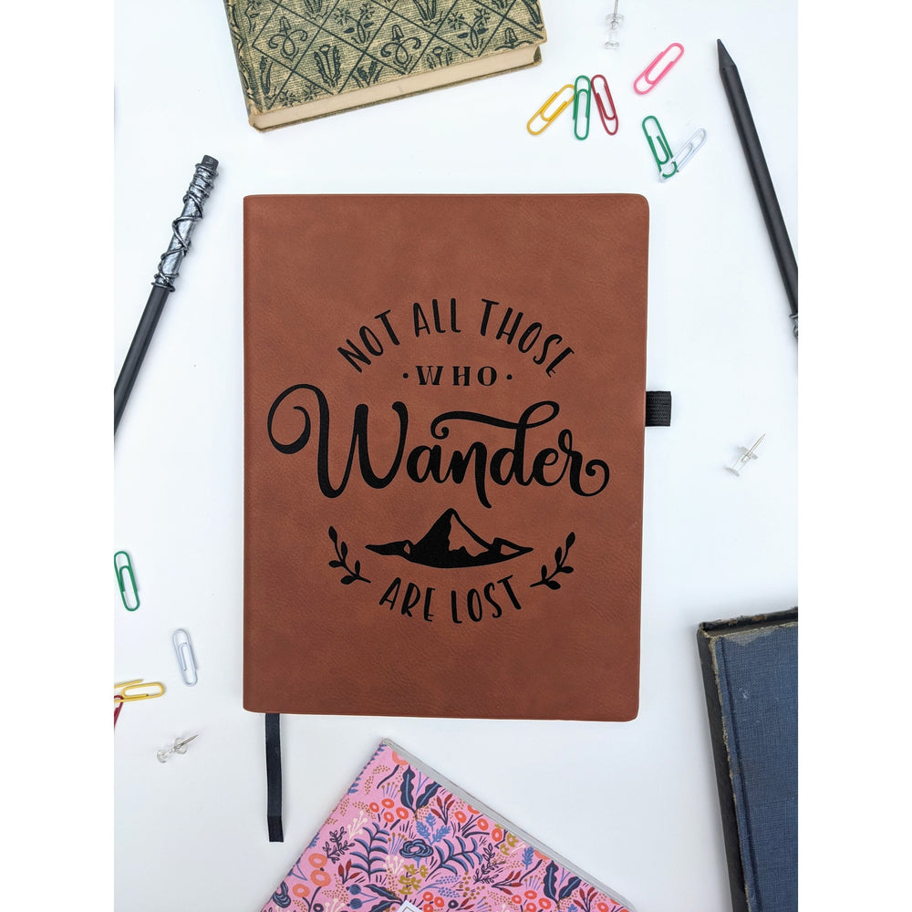North to South Designs: Vegan Leather: Journal: Not All Who Wander
