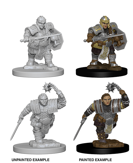 Wizkids: D&D Nolzur's Marvelous Unpainted Minis: W2: Dwarf Female Fighter