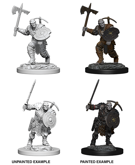 Wizkids: D&D Nolzur's Marvelous Unpainted Minis: W4: Earth Genasi Male Fighter (R)