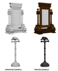 Wizkids: Deep Cuts Unpainted Minis: W5: Mirror & Bird on Stand (R)