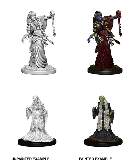 Wizkids: D&D Nolzur's Marvelous Unpainted Minis: W6: Green Hag & Night Hag