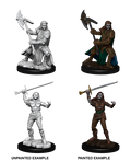 Wizkids: D&D Nolzur's Marvelous Unpainted Minis: W7: Female Half-Orc Fighter
