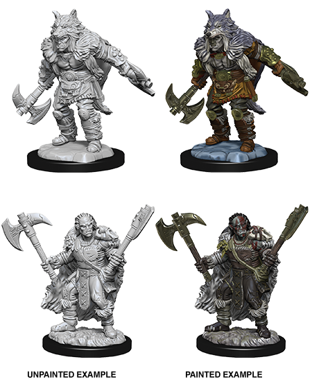 Wizkids: D&D Nolzur's Marvelous Unpainted Minis: W9: Half-Orc Barbarian Male