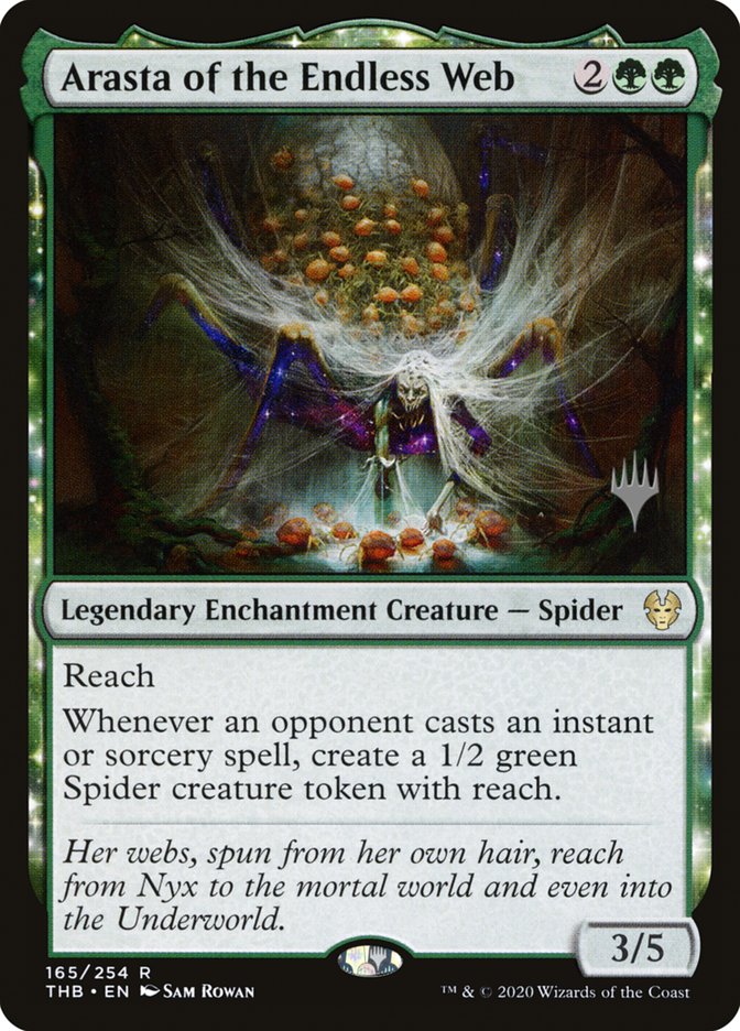 Arasta of the Endless Web (Promo Pack) [Theros Beyond Death Promos]