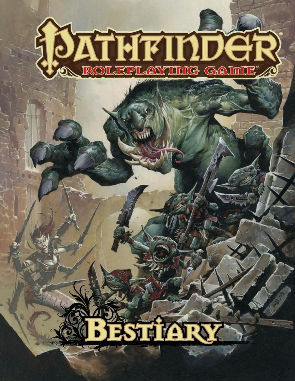 Pathfinder RPG: Beastiary (Paperback)