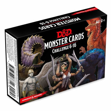 D&D: Monster Cards: Challenge 6-16 Deck