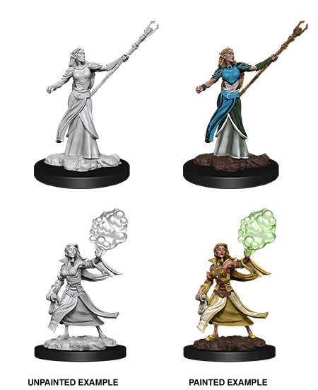 Wizkids: D&D Nolzur's Marvelous Unpainted Minis: W12: Female Elf Sorcerer