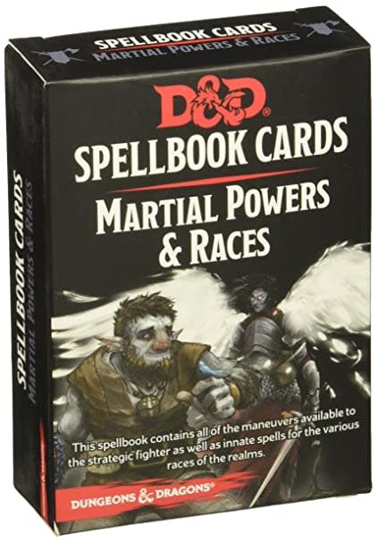 D&D: Spellbook Cards: Martial & Race Deck