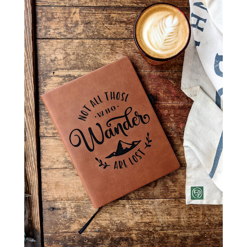 North to South Designs: Vegan Leather: Journal: Not All Who Wander