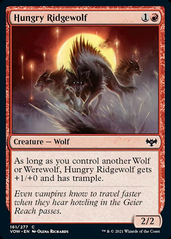 Hungry Ridgewolf [Innistrad: Crimson Vow]
