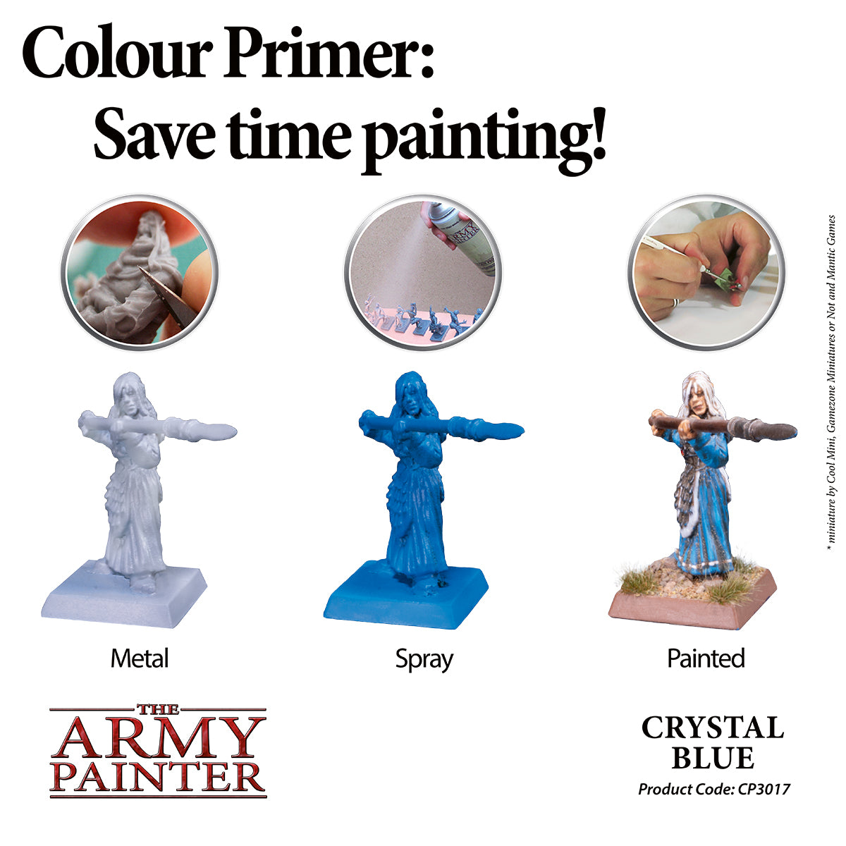 Army Painter: Spray: Crystal Blue