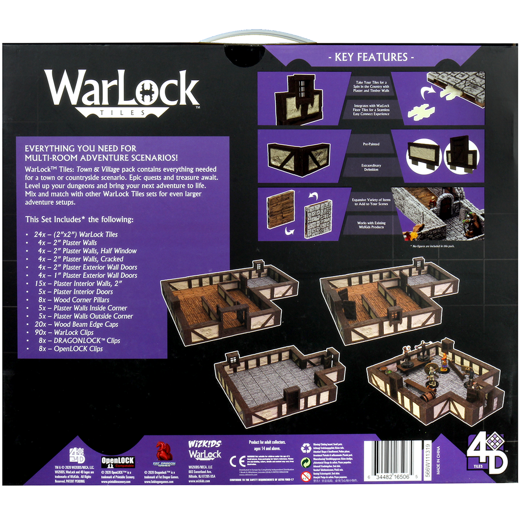 Wizkids: Warlock Tiles: Town & Village