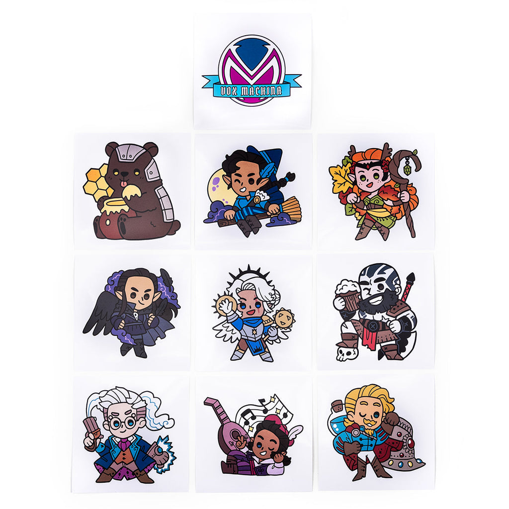 Critical Role: Decal: Vox Machina Chibi