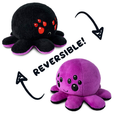 TT: Reversible Spider Mini Plush: Purple & Black