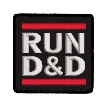 RKCo: Iron on Patch: Run D&D