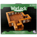 Wizkids: Warlock Tiles: Expansion Pack: 1in. Town & Village Straight Walls