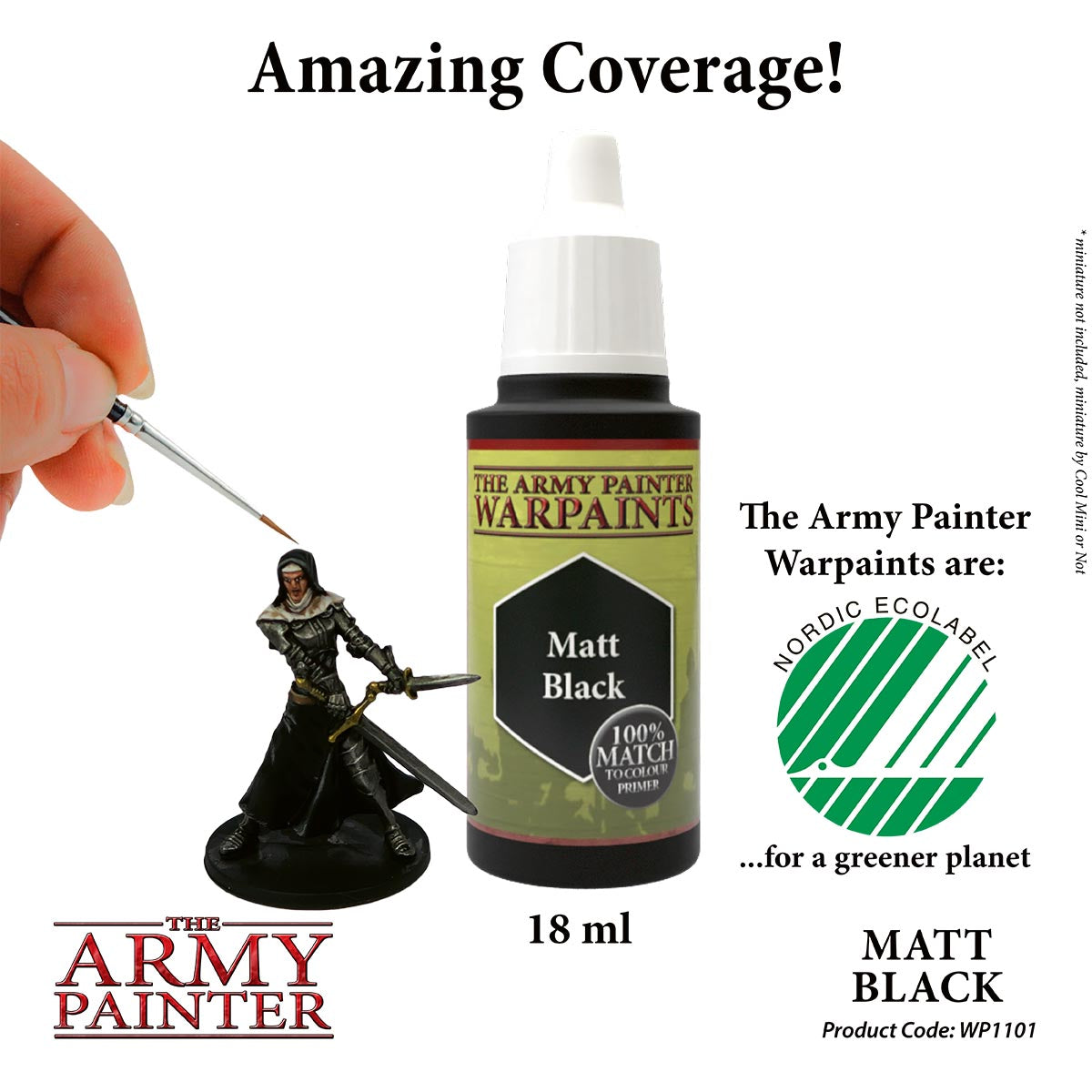 Army Painter: Warpaints: Matte Black