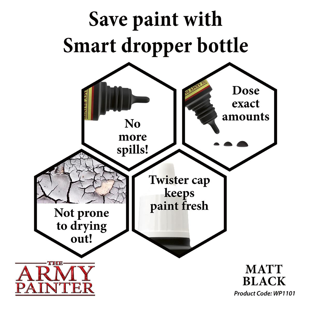 Army Painter: Warpaints: Matte Black