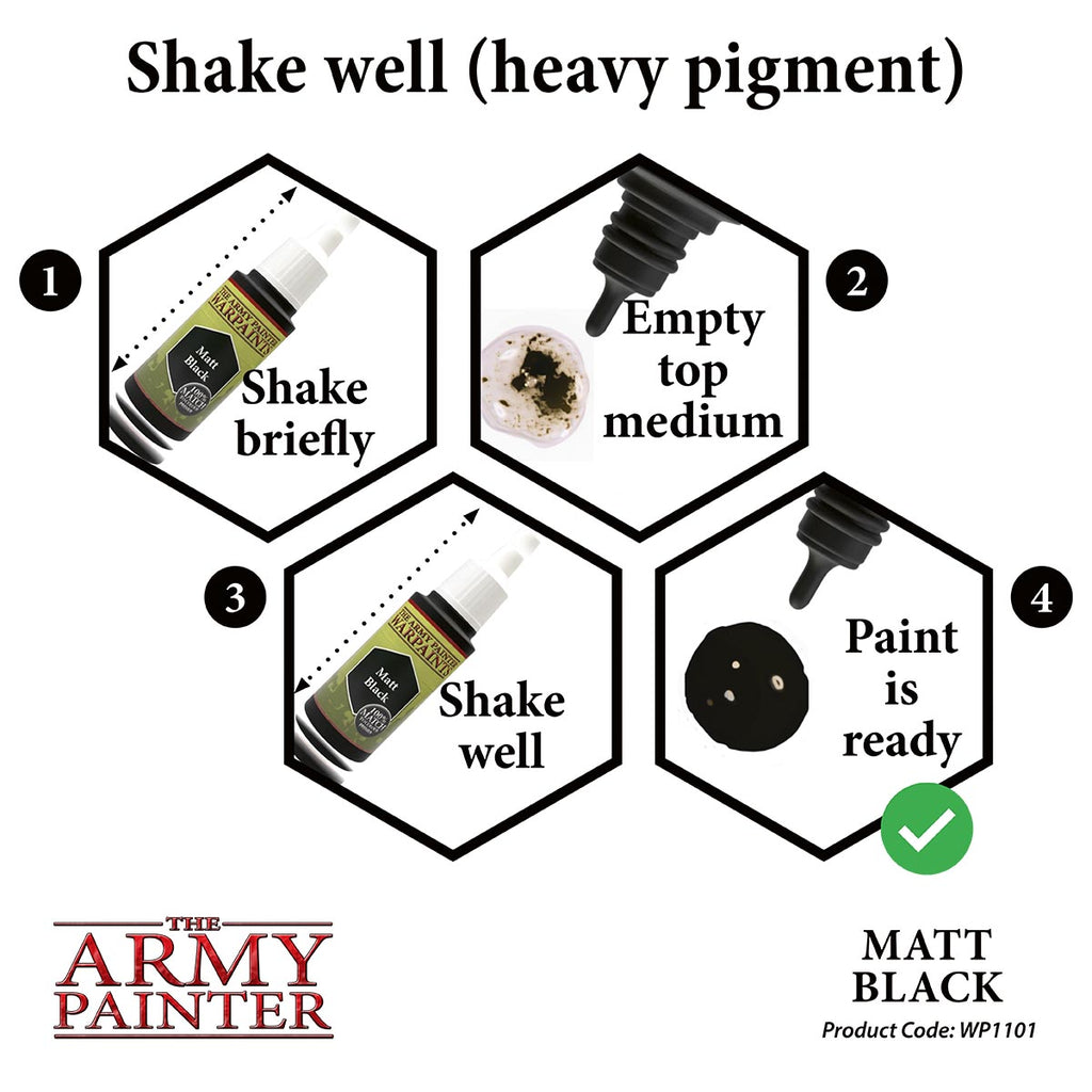 Army Painter: Warpaints: Matte Black