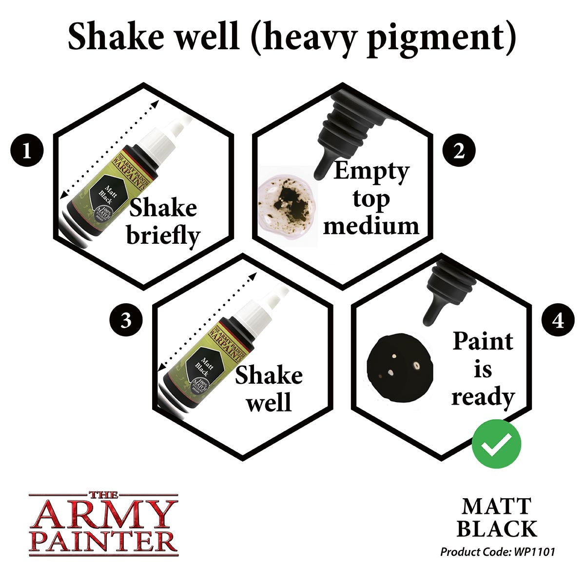 Army Painter: Warpaints: Matte Black