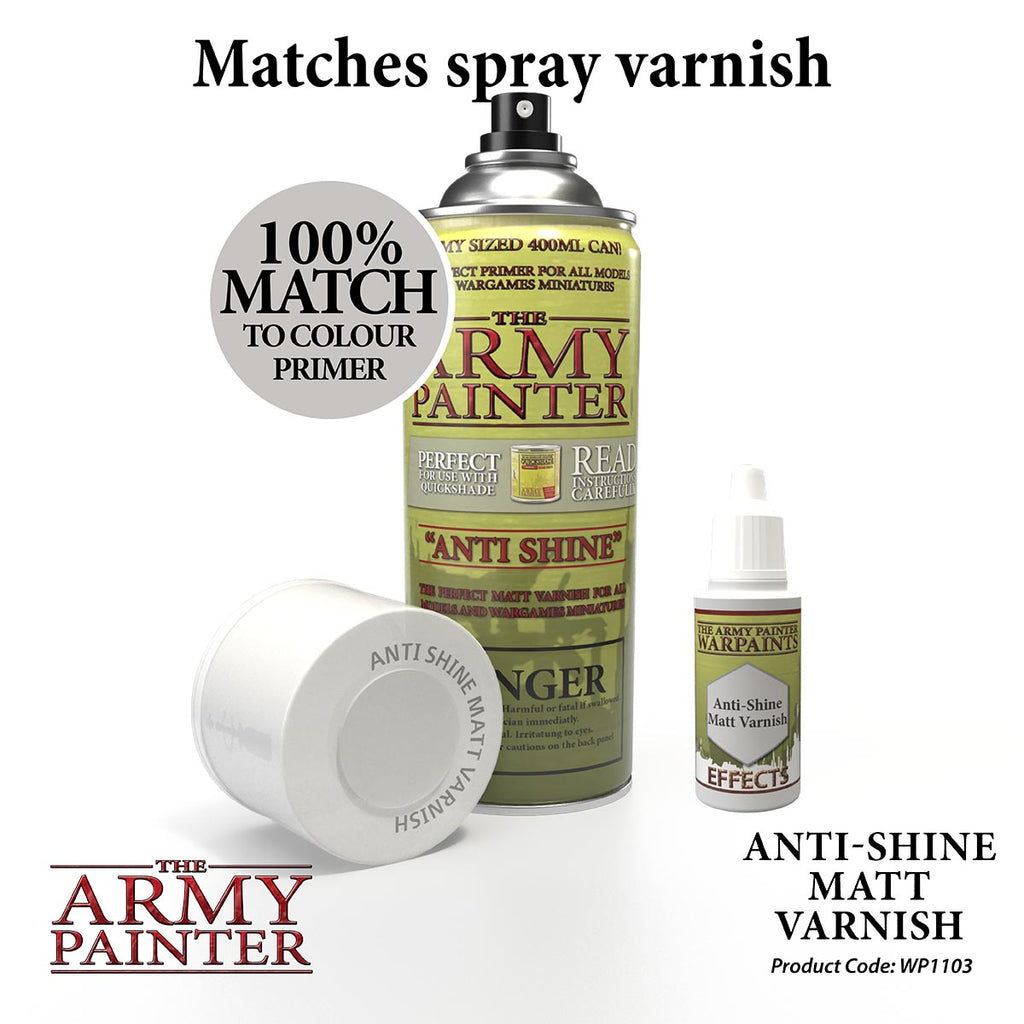 Army Painter: Warpaints: Anti-Shine Matt Varnish