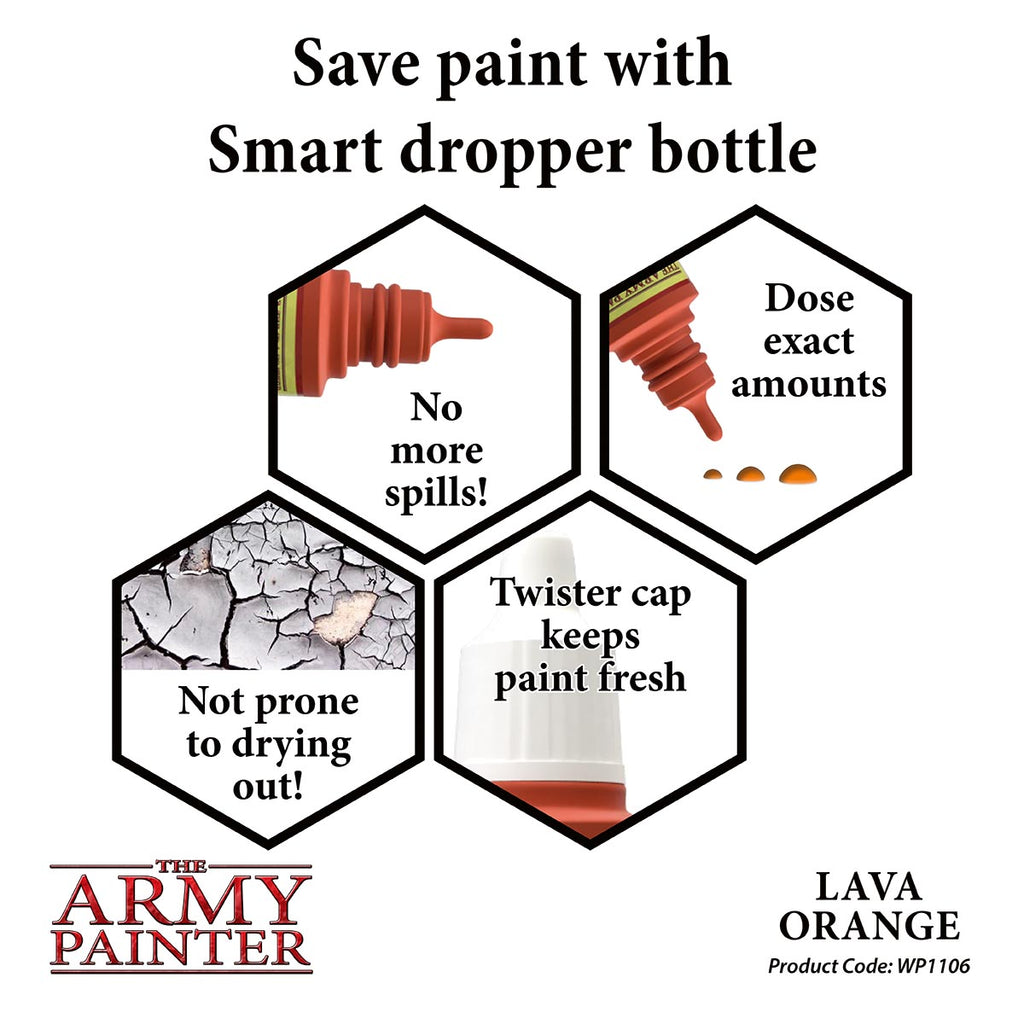 Army Painter: Warpaints: Lava Orange