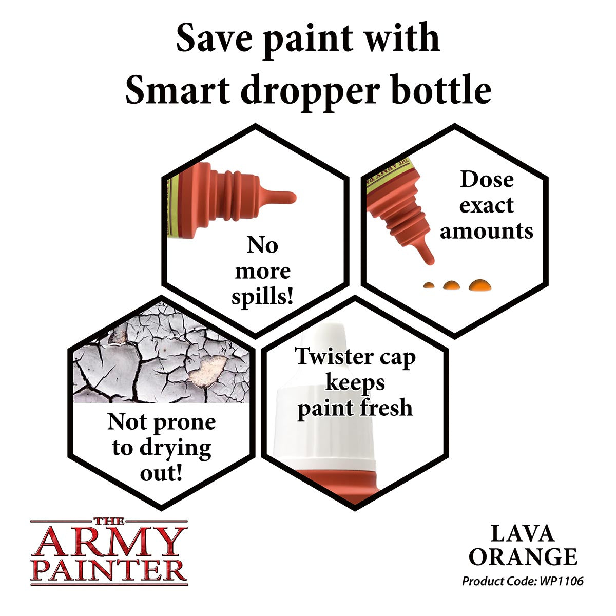 Army Painter: Warpaints: Lava Orange