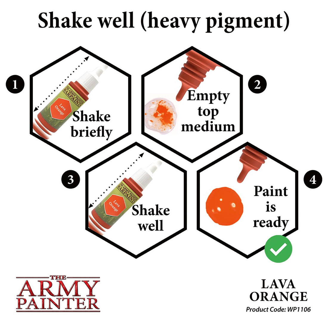 Army Painter: Warpaints: Lava Orange