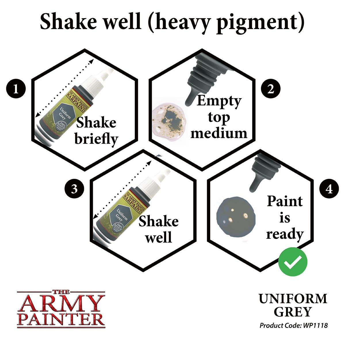 Army Painter: Warpaints: Uniform Grey