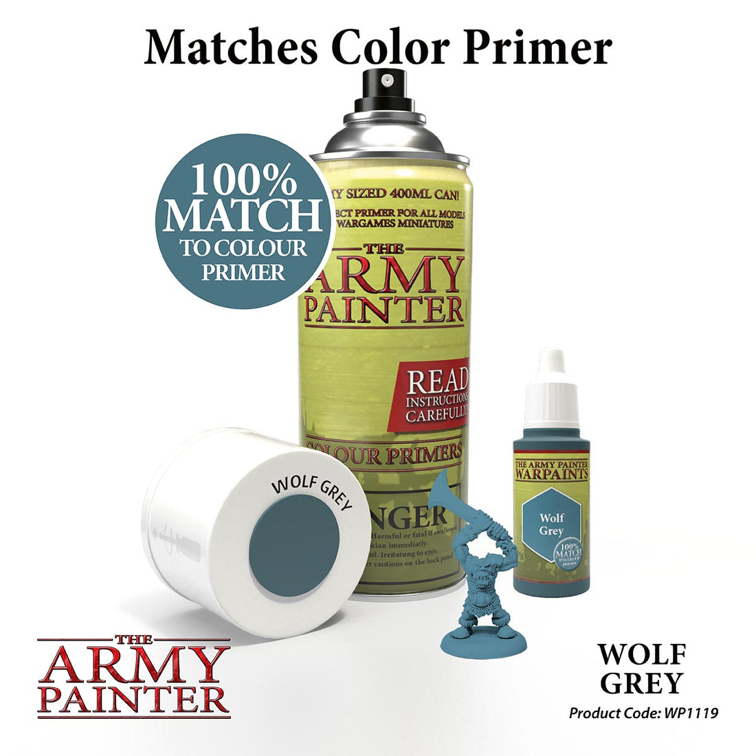 Army Painter: Warpaints: Wolf Grey