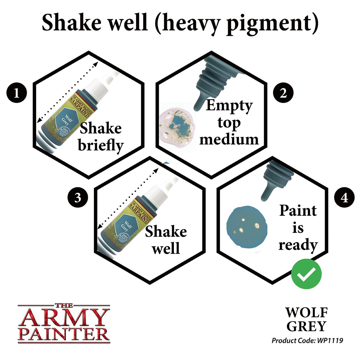 Army Painter: Warpaints: Wolf Grey