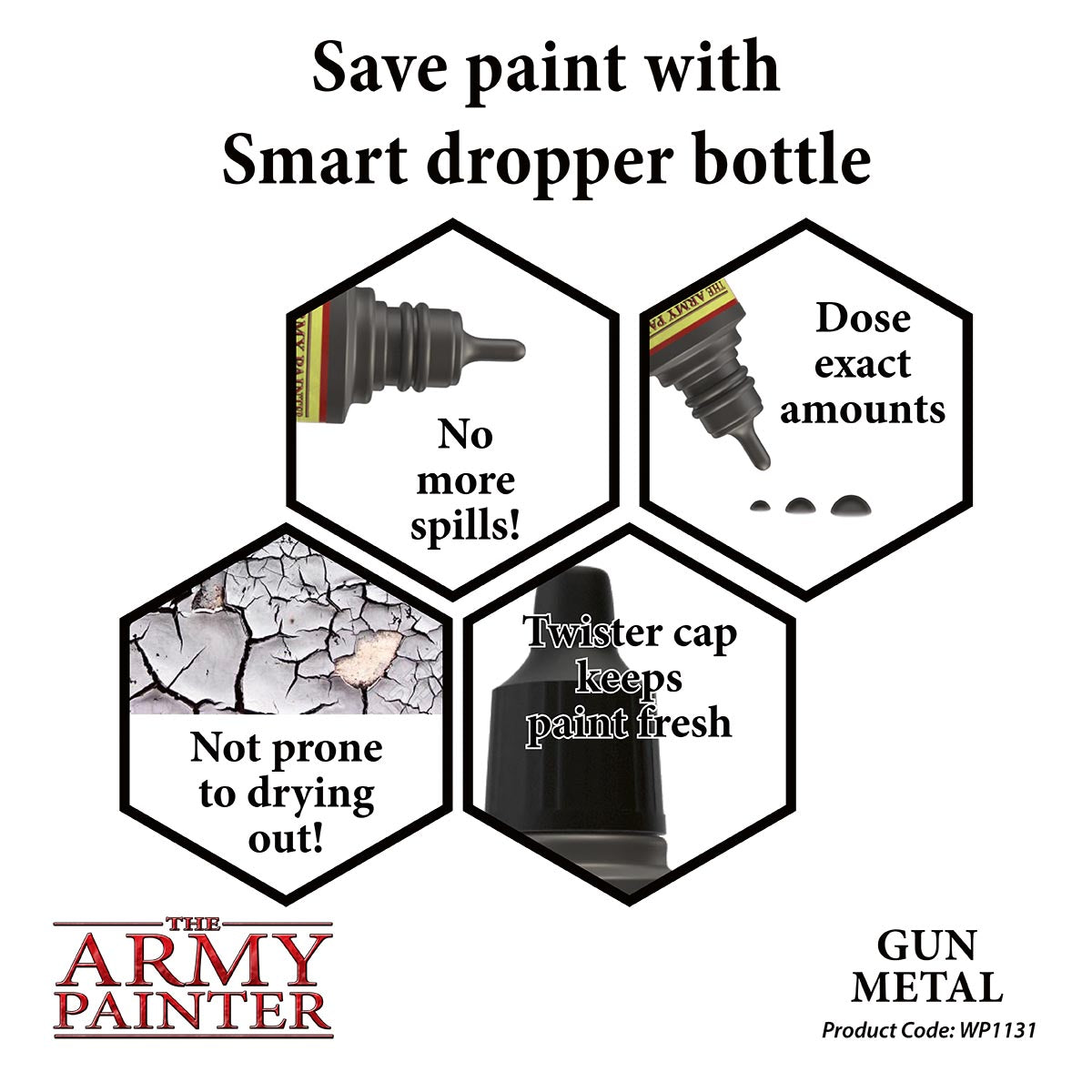 Army Painter: Warpaints: Metallic: Gun Metal
