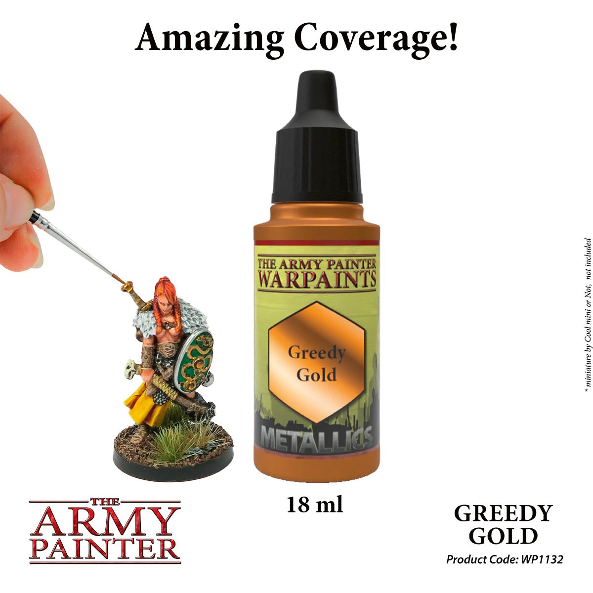 Army Painter: Warpaints: Metallic: Greedy Gold