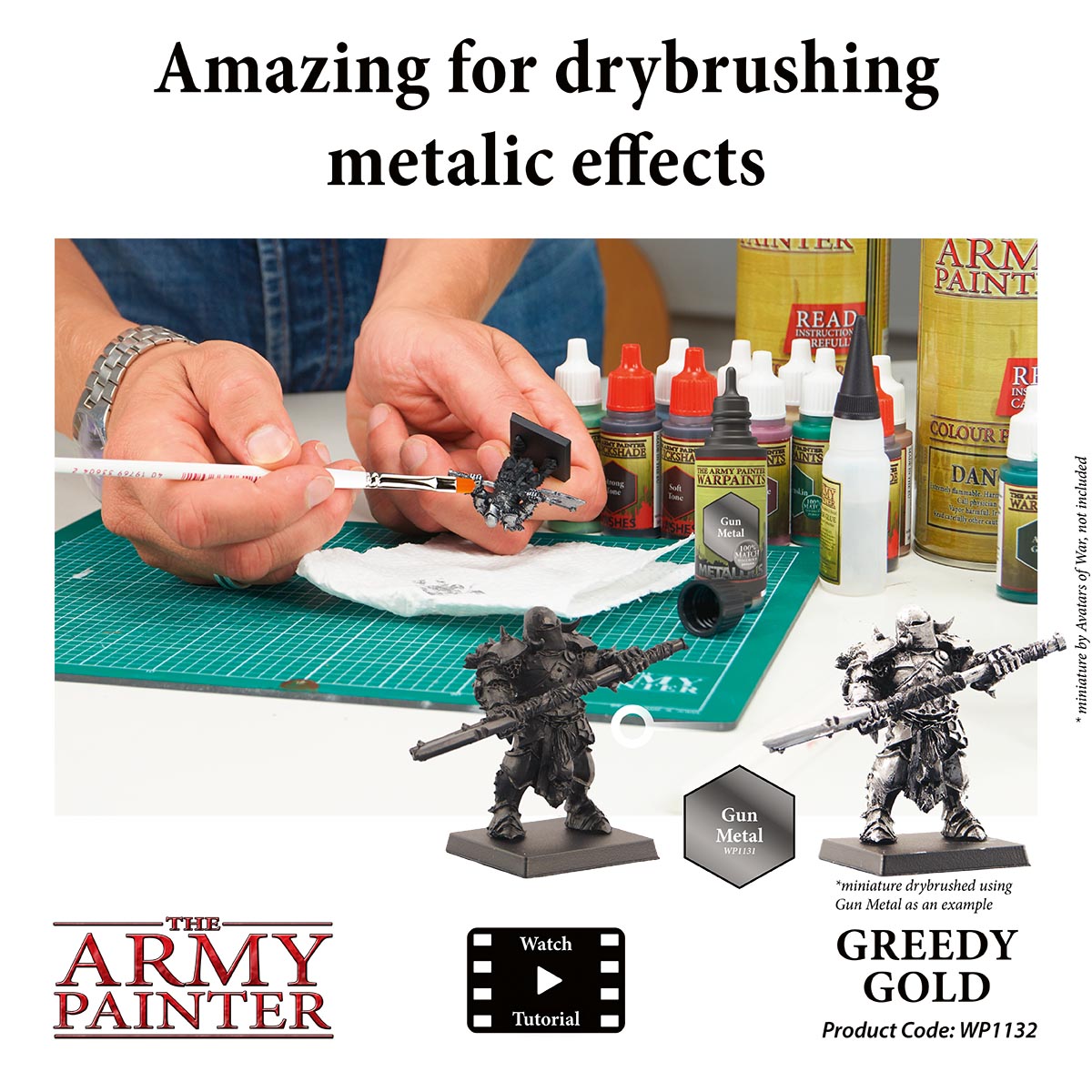 Army Painter: Warpaints: Metallic: Greedy Gold