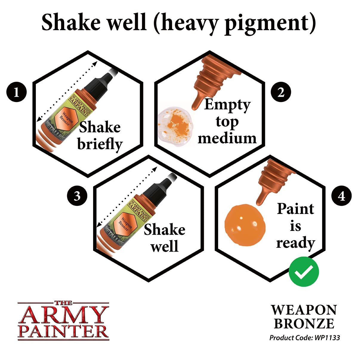 Army Painter: Warpaints: Metallic: Weapon Bronze